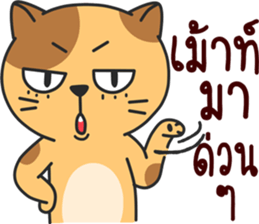 funny..cat sticker #13692721