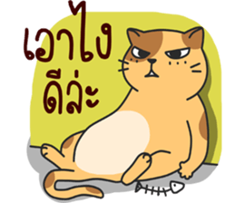 funny..cat sticker #13692725