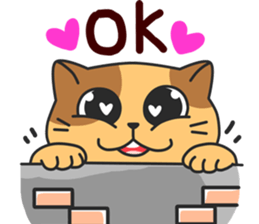 funny..cat sticker #13692726