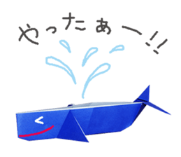 Japanese origami sticker #13692948