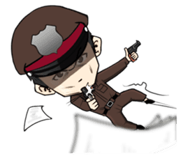 Freeze. This is Police. sticker #13694182