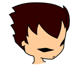 ShortHairBoy sticker #13694335