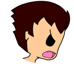 ShortHairBoy sticker #13694340