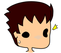 ShortHairBoy sticker #13694345