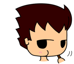 ShortHairBoy sticker #13694349