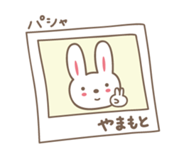 Cute rabbit sticker for Yamamoto sticker #13694940