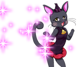 Lovely Halloween ~Cute Animals~English sticker #13695606