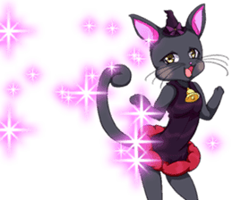 Lovely Halloween ~Cute Animals~English sticker #13695606