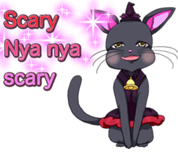 Lovely Halloween ~Cute Animals~English sticker #13695607