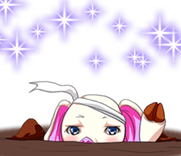 Lovely Halloween ~Cute Animals~English sticker #13695611