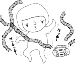 Satu daily, such as the alien sticker #13695803