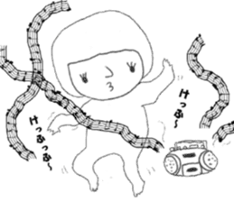 Satu daily, such as the alien sticker #13695803