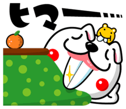 Mr. rabbit who is a snaggletooth. 2 sticker #13695881