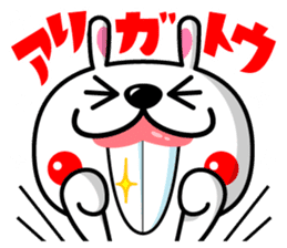 Mr. rabbit who is a snaggletooth. 2 sticker #13695883
