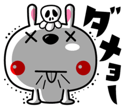 Mr. rabbit who is a snaggletooth. 2 sticker #13695885