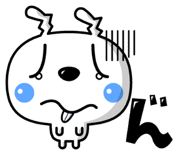 Mr. rabbit who is a snaggletooth. 2 sticker #13695887