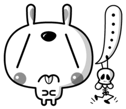 Mr. rabbit who is a snaggletooth. 2 sticker #13695889