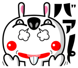 Mr. rabbit who is a snaggletooth. 2 sticker #13695892