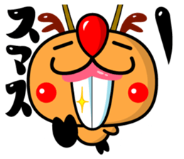 Mr. rabbit who is a snaggletooth. 2 sticker #13695901