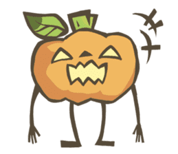 Halloween and jack-o'-lantern! sticker #13696470