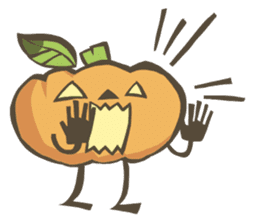 Halloween and jack-o'-lantern! sticker #13696477