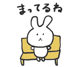 The rabbit which talks sticker #13696486
