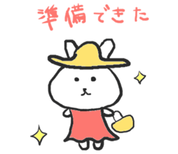 The rabbit which talks sticker #13696490