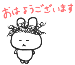 The rabbit which talks sticker #13696502
