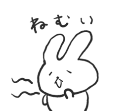 The rabbit which talks sticker #13696504