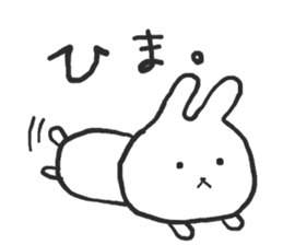 The rabbit which talks sticker #13696505