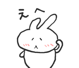 The rabbit which talks sticker #13696511