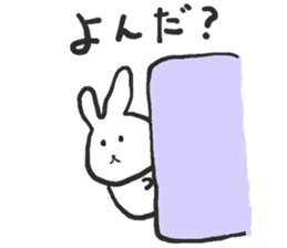 The rabbit which talks sticker #13696512