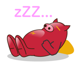 red pig sticker #13696533