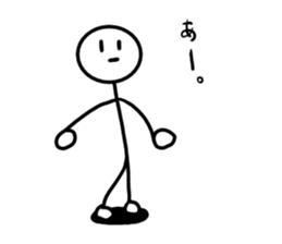 Stick man 4 sticker #13696582
