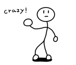 Stick man 4 sticker #13696597