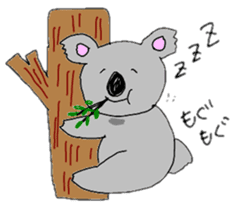 Daily life of a koala sticker #13696711