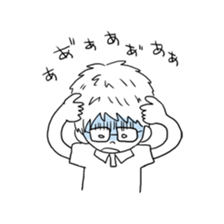 Young? middle age? man sticker #13696739