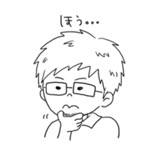 Young? middle age? man sticker #13696755