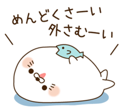 Stinging tongue seal9 sticker #13697161