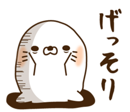 Stinging tongue seal9 sticker #13697180