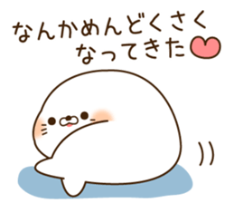 Stinging tongue seal9 sticker #13697183