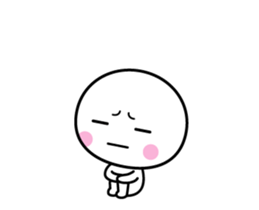 Animation version of white thing 5 sticker #13697329