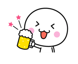 Animation version of white thing 5 sticker #13697336