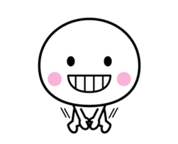 Animation version of white thing 5 sticker #13697340