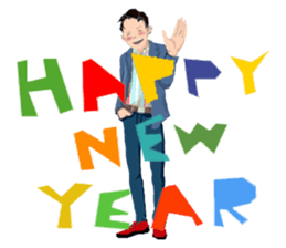 Happy New Year & Merry Christmas sticker #13697356