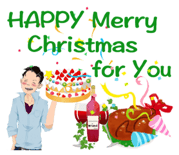 Happy New Year & Merry Christmas sticker #13697359
