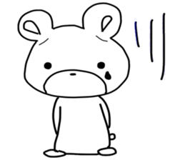 Little gentle bear sticker #13697487