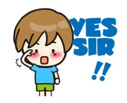 Volunteer life __02 volunteer work up sticker #13697709