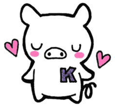 Sticker for the initial K sticker #13698447