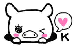 Sticker for the initial K sticker #13698448